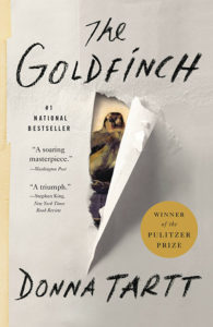 One of our recommended books is The Goldfinch by Donna Tartt