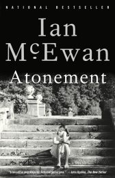 One of our recommended books is Atonement by Ian McEwan