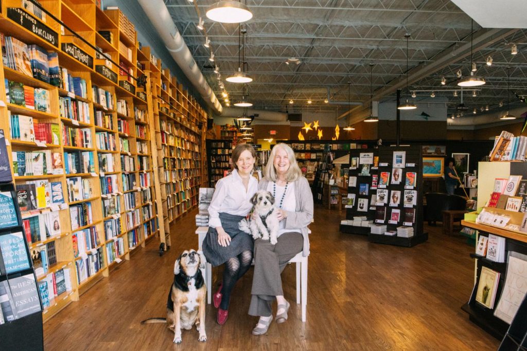 Co-owners novelist Ann Patchett and Karen Hayes at Parnassus Books