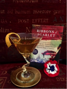 Cocktails are part of the book menus inspired by Ribbons of Scarlet