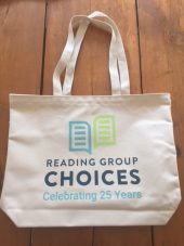 Literary quotation tote bag from Reading Group Choices