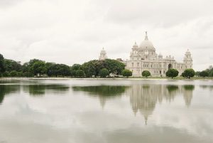 The Victoria Memorial in Calcutta, India