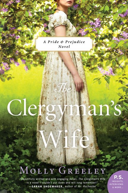 One of our recommended books is The Clergyman's Wife by Molly Greeley