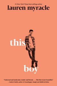 One of our recommended books for 2020 is This Boy by Lauren Myracle