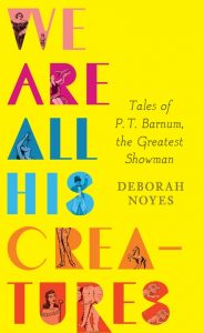 One of our recommended books for 2020 is We Are All His Creatures by Deborah Noyes