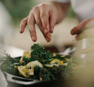 Cooking vegetables. Photo by Max Delsid on Unsplash