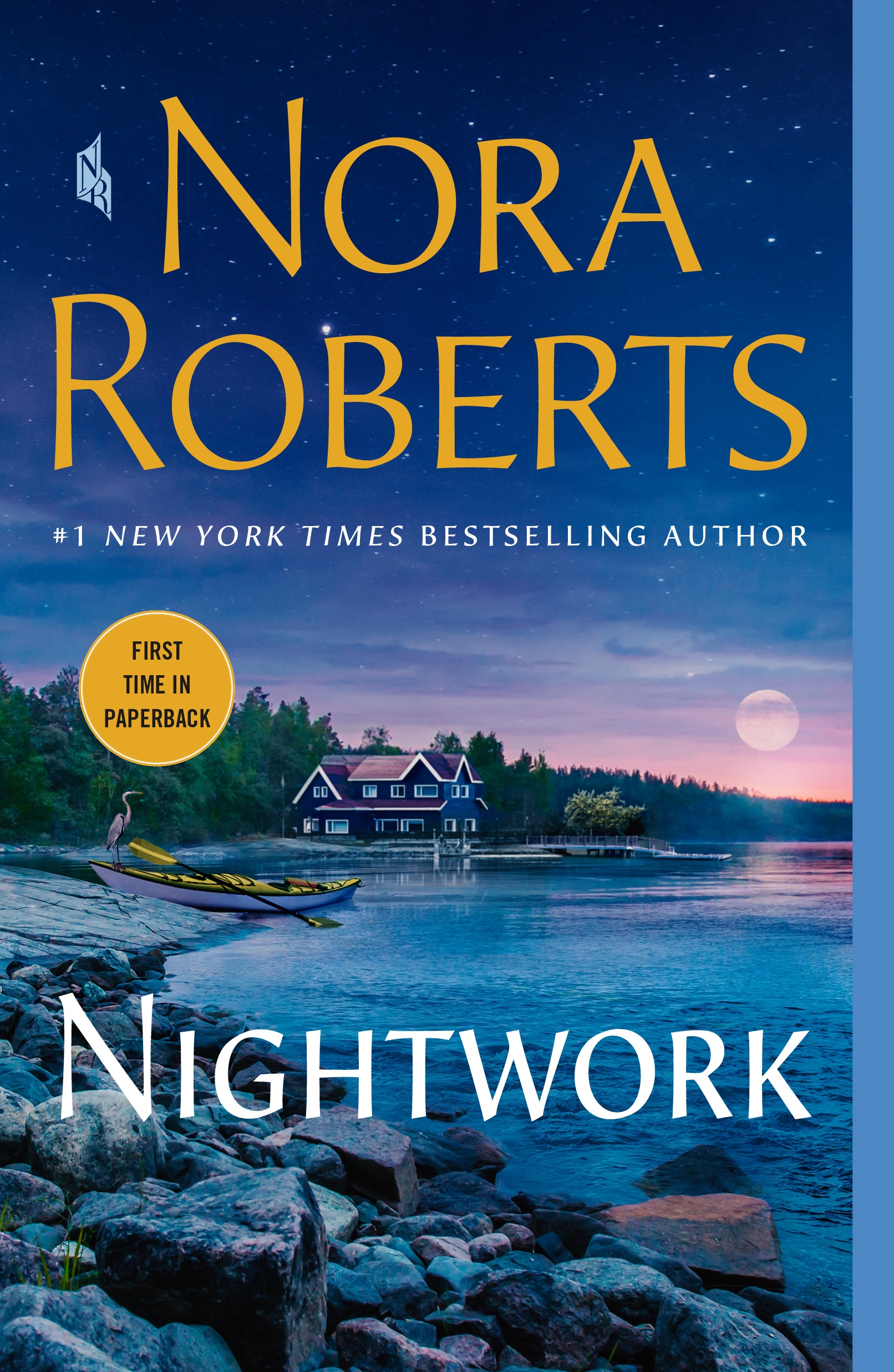 One of our recommended books is Nightwork by Nora Roberts