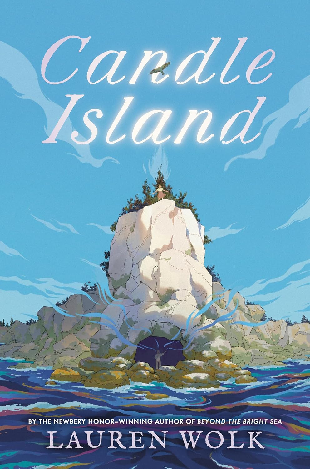 One of our recommended books is Candle Island by Lauren Wolk